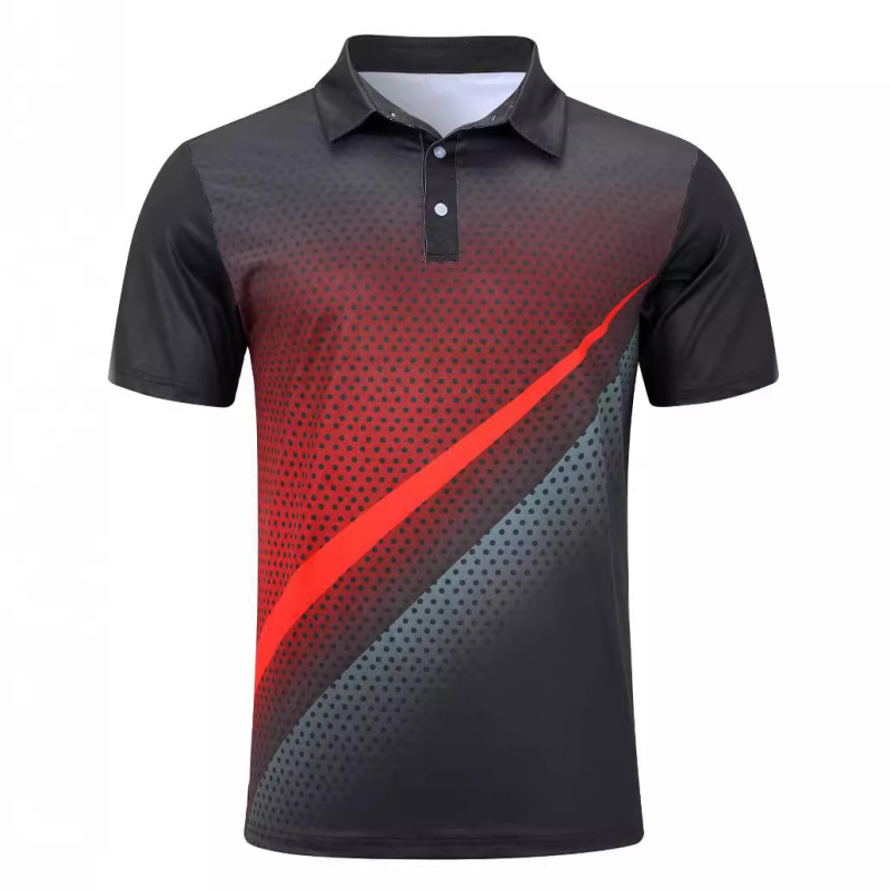 Vyrų polo marškinėliai, gėlių spausdinimas, trumpomis rankovėmis, skaitmeninis spausdinimas, poliesteris