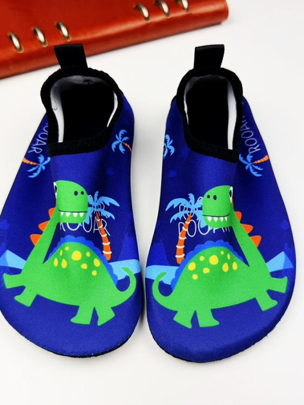 Gyerekeknek szánt folyó menti vízicipő, vágásvédelmi funkció, vastag talp, felsőrész nylon, belső pamut, talp természetes gumi