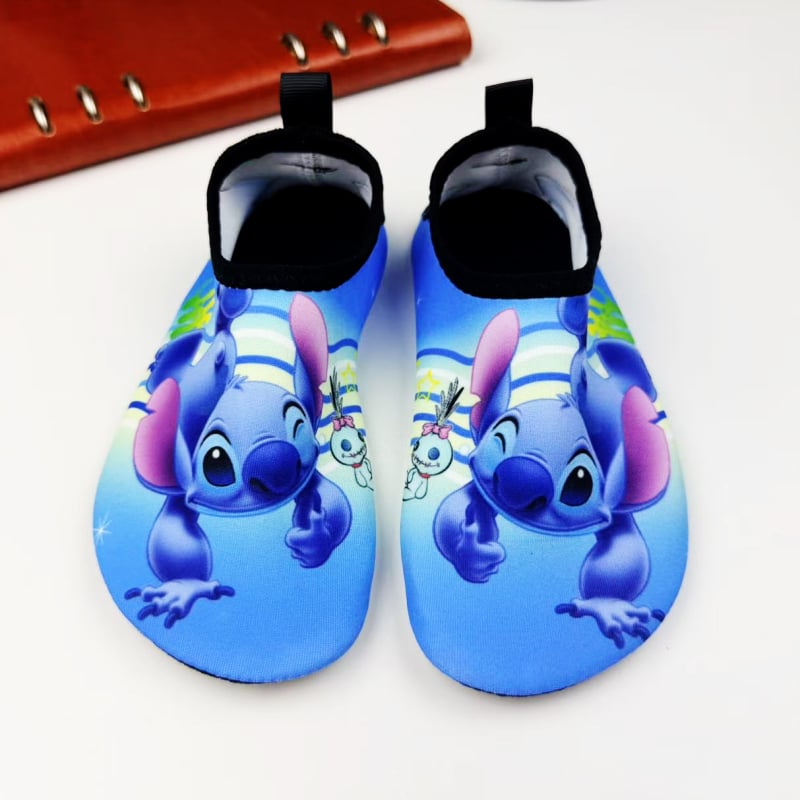 Gyerekeknek szánt folyó menti vízicipő, vágásvédelmi funkció, vastag talp, felsőrész nylon, belső pamut, talp természetes gumi