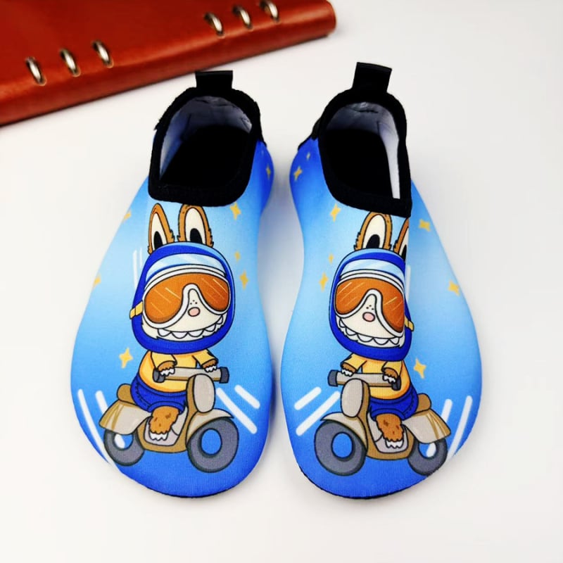 Gyerekeknek szánt folyó menti vízicipő, vágásvédelmi funkció, vastag talp, felsőrész nylon, belső pamut, talp természetes gumi