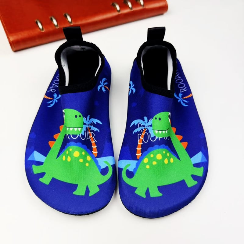 Gyerekeknek szánt folyó menti vízicipő, vágásvédelmi funkció, vastag talp, felsőrész nylon, belső pamut, talp természetes gumi