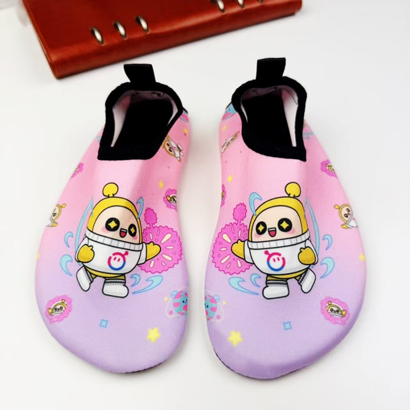 Gyerekeknek szánt folyó menti vízicipő, vágásvédelmi funkció, vastag talp, felsőrész nylon, belső pamut, talp természetes gumi