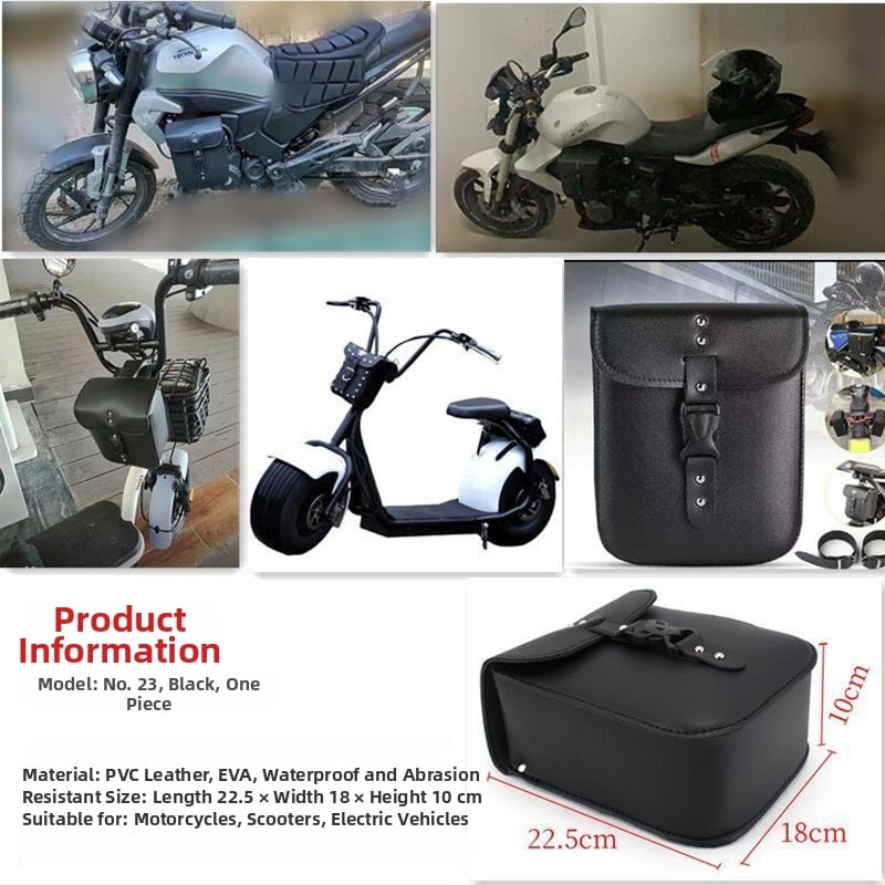 Мотоциклетна чанта за инструменти — полиестерна универсална окачваща чанта за предна част, чанта за велосипед