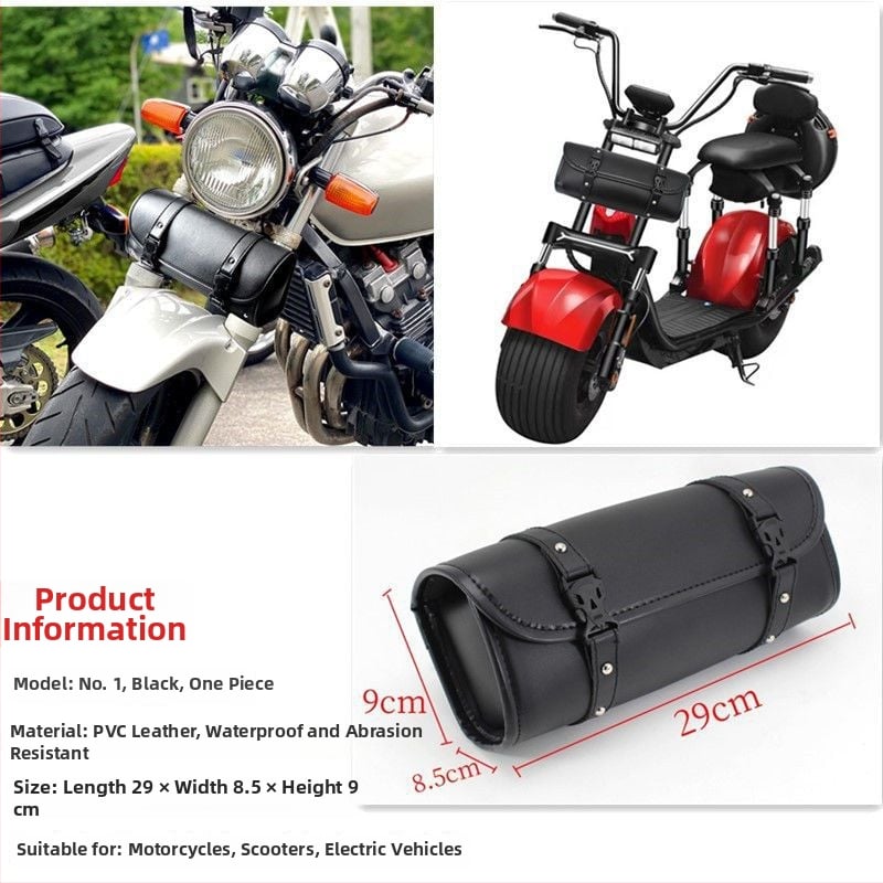Мотоциклетна чанта за инструменти — полиестерна универсална окачваща чанта за предна част, чанта за велосипед