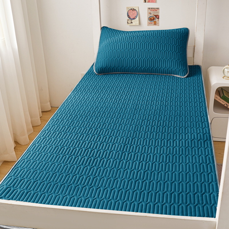 Trys dalių vėsinantis latex čiužinio rinkinys su spauda danga, sulankstomas bendrabutyje