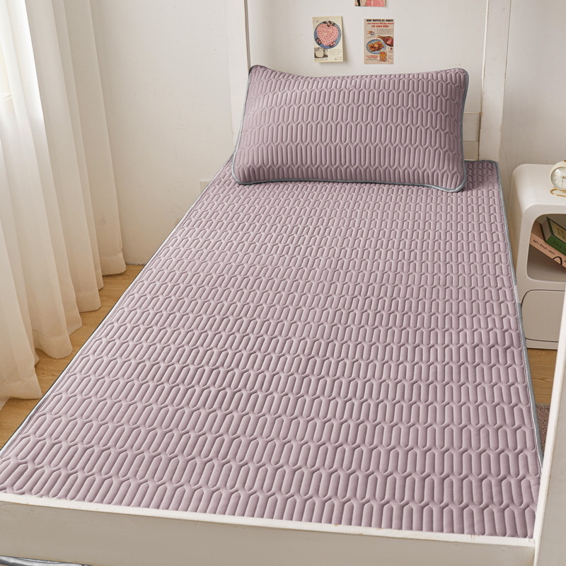 Trys dalių vėsinantis latex čiužinio rinkinys su spauda danga, sulankstomas bendrabutyje