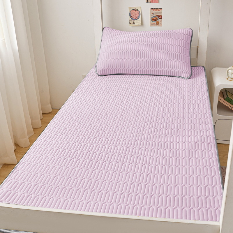 Trys dalių vėsinantis latex čiužinio rinkinys su spauda danga, sulankstomas bendrabutyje