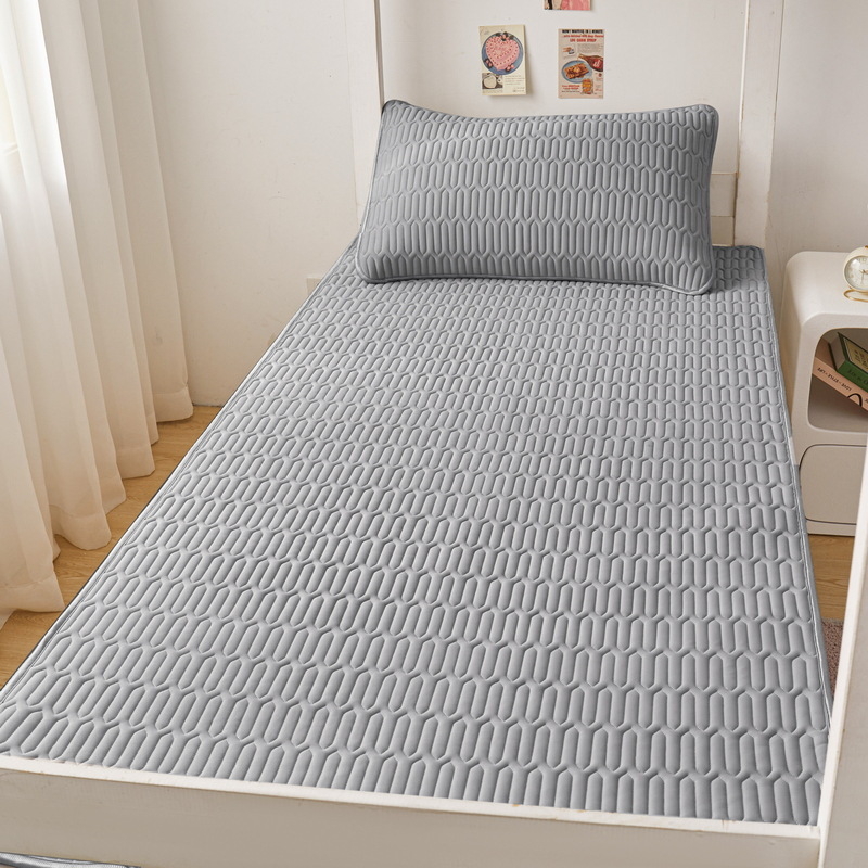 Trys dalių vėsinantis latex čiužinio rinkinys su spauda danga, sulankstomas bendrabutyje