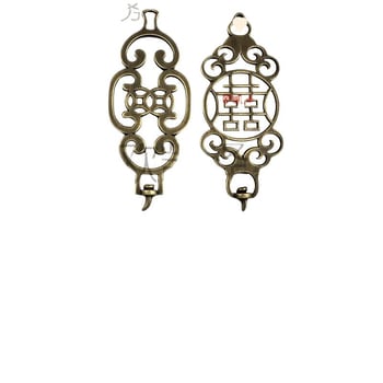 Ming Qing stiliaus lovos užuolaidos kabliukas, vienas kabliukas, šiuolaikinis minimalistinis stilius, apkrova 1–3 kg