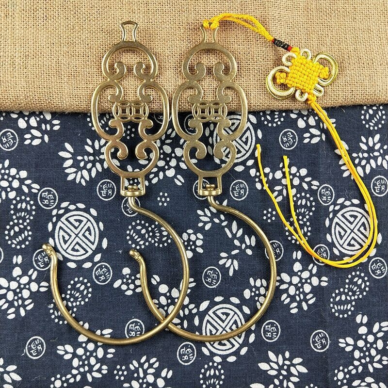 Ming Qing stiliaus lovos užuolaidos kabliukas, vienas kabliukas, šiuolaikinis minimalistinis stilius, apkrova 1–3 kg