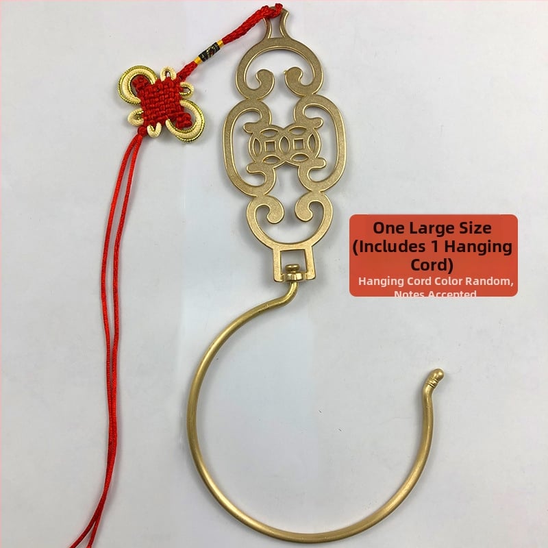 Ming Qing stiliaus lovos užuolaidos kabliukas, vienas kabliukas, šiuolaikinis minimalistinis stilius, apkrova 1–3 kg