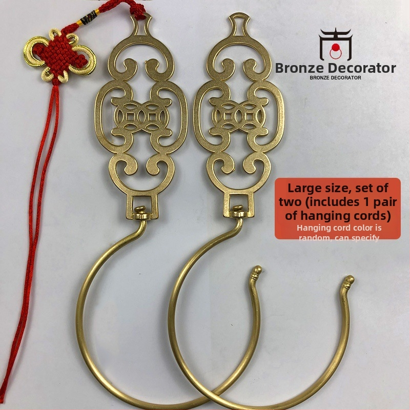 Ming Qing stiliaus lovos užuolaidos kabliukas, vienas kabliukas, šiuolaikinis minimalistinis stilius, apkrova 1–3 kg