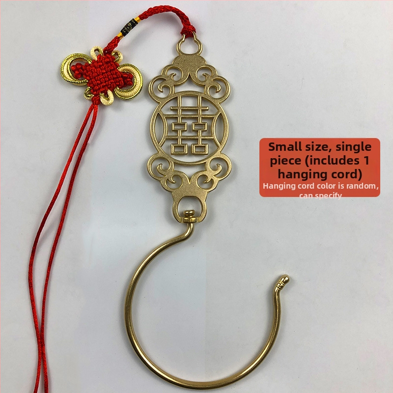 Ming Qing stiliaus lovos užuolaidos kabliukas, vienas kabliukas, šiuolaikinis minimalistinis stilius, apkrova 1–3 kg