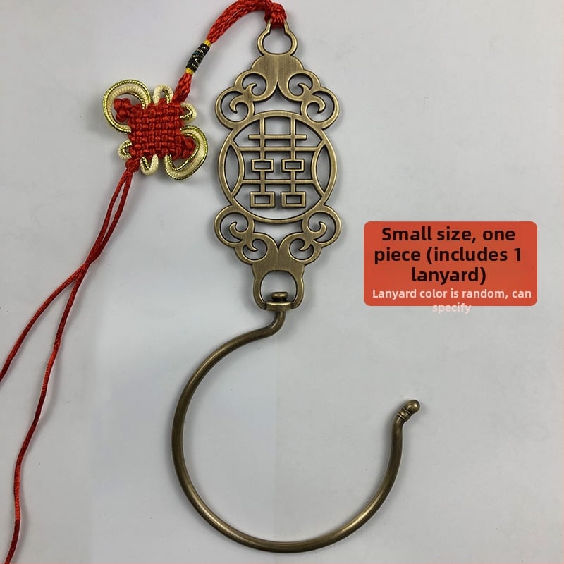 Ming Qing stiliaus lovos užuolaidos kabliukas, vienas kabliukas, šiuolaikinis minimalistinis stilius, apkrova 1–3 kg