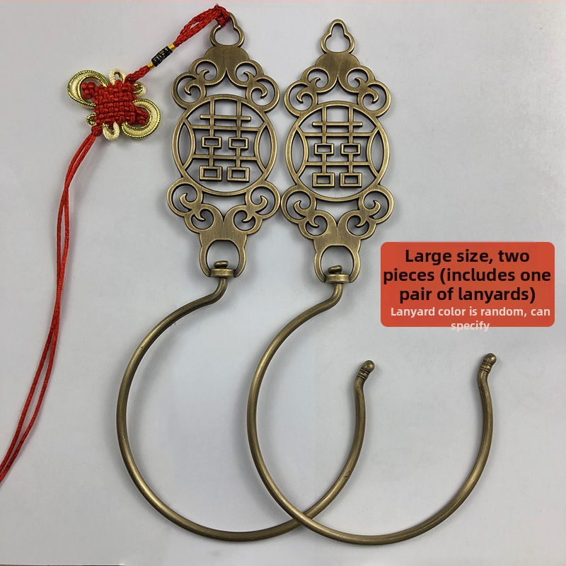 Ming Qing stiliaus lovos užuolaidos kabliukas, vienas kabliukas, šiuolaikinis minimalistinis stilius, apkrova 1–3 kg