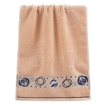 Jacquard pamukani ručnik za lice u darovnom paketu s logom; težina 100–120 g; 32 vlakana prediva; jacquard tkanina; 100% pamuk