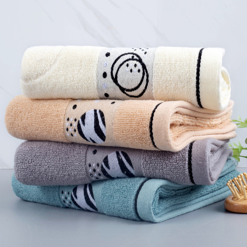 Jacquard pamukani ručnik za lice u darovnom paketu s logom; težina 100–120 g; 32 vlakana prediva; jacquard tkanina; 100% pamuk
