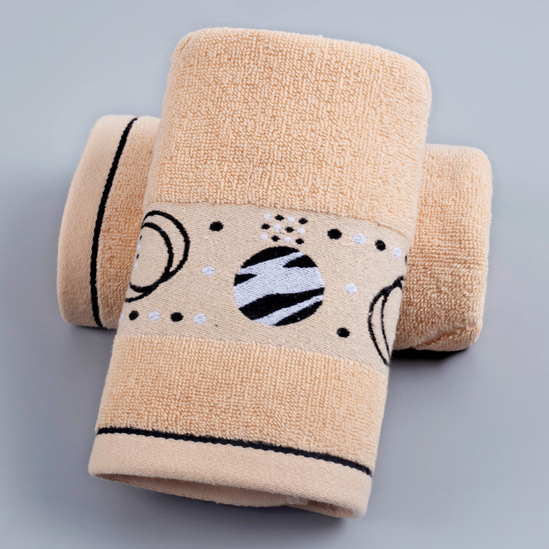 Jacquard pamukani ručnik za lice u darovnom paketu s logom; težina 100–120 g; 32 vlakana prediva; jacquard tkanina; 100% pamuk