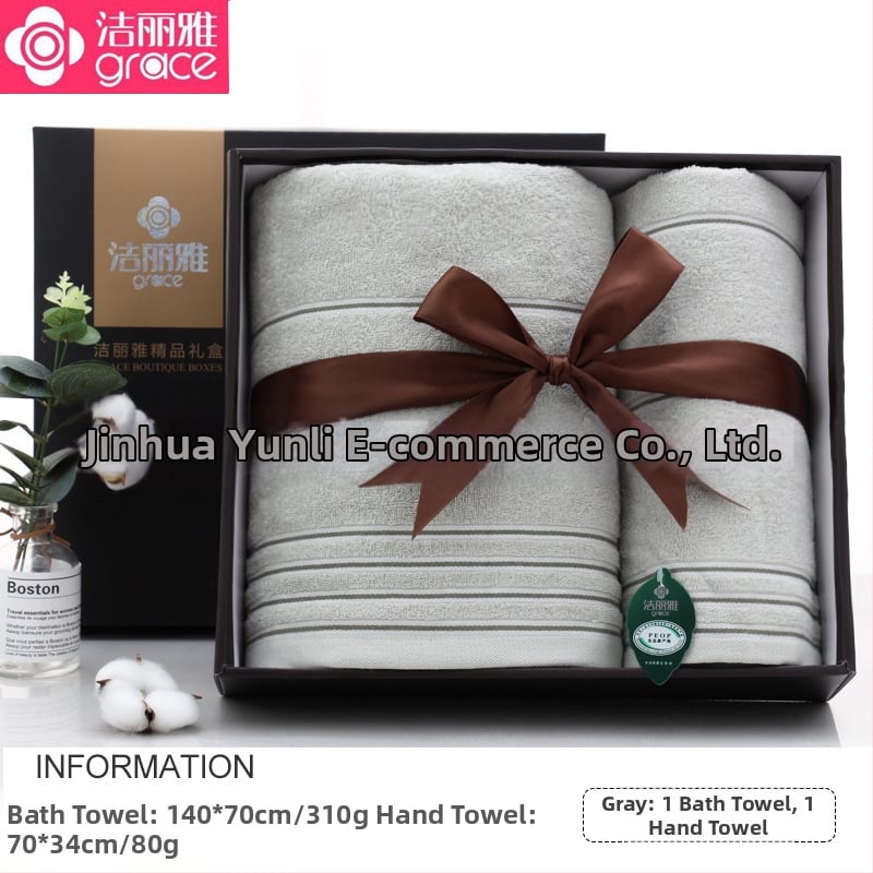 Trys rankšluosčių komplektas su dovanų dėžute, 100% medvilnė, logotipo spausdinimas įmanomas, 320 g