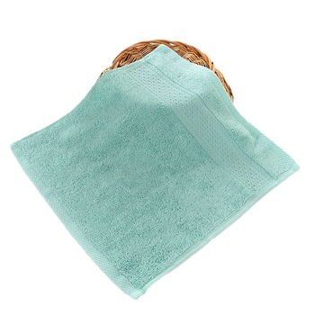 Cheer Fise kvadratinis rankšluostis vaikams ir kūdikiams, ilgųjų pluoštų medvilnė, Sirospun 32s, 40 g, siuvamas kraštas, su logotipu