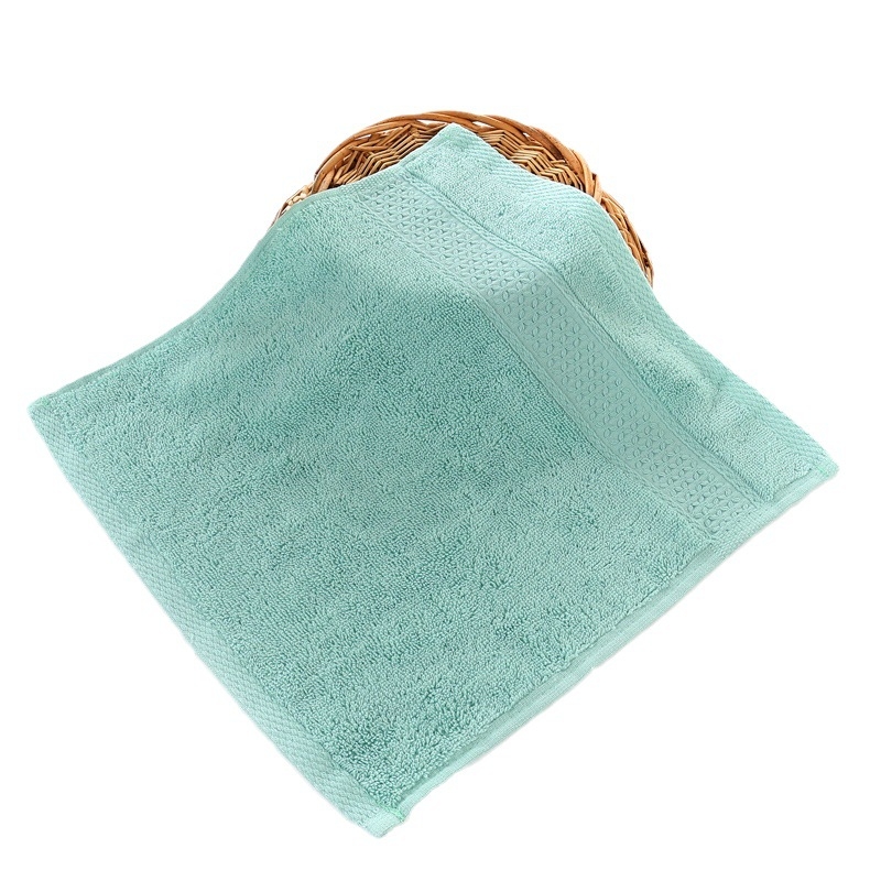 Cheer Fise kvadratinis rankšluostis vaikams ir kūdikiams, ilgųjų pluoštų medvilnė, Sirospun 32s, 40 g, siuvamas kraštas, su logotipu