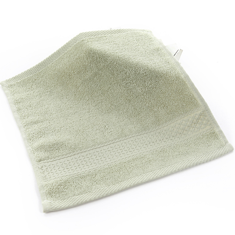 Cheer Fise kvadratinis rankšluostis vaikams ir kūdikiams, ilgųjų pluoštų medvilnė, Sirospun 32s, 40 g, siuvamas kraštas, su logotipu