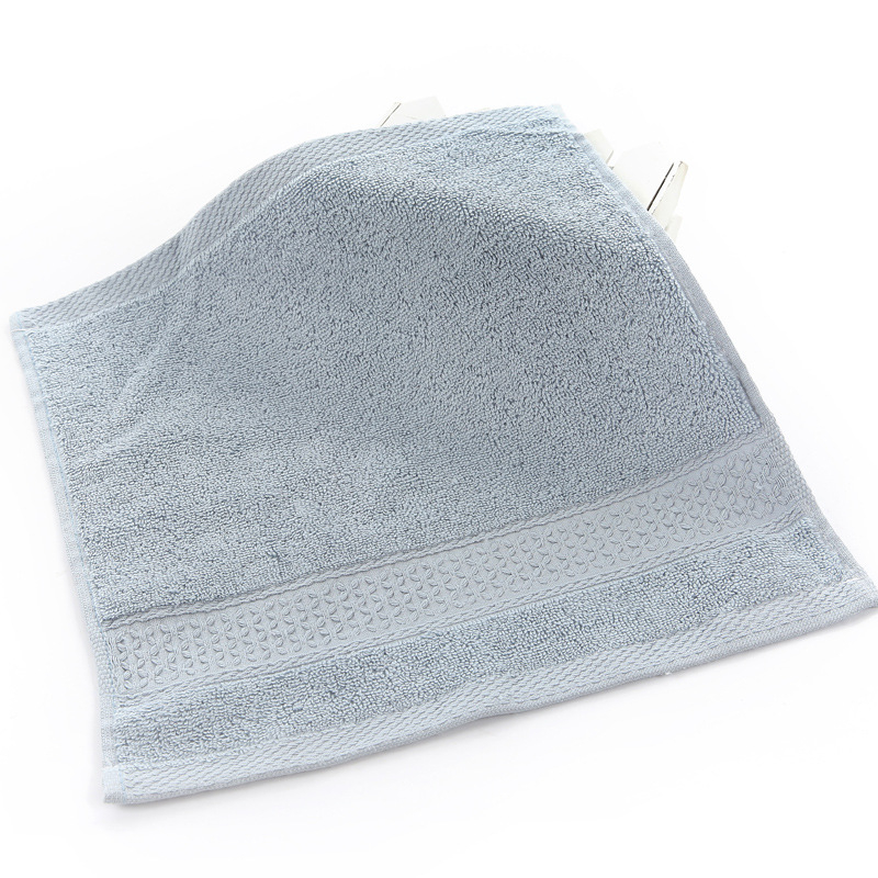 Cheer Fise kvadratinis rankšluostis vaikams ir kūdikiams, ilgųjų pluoštų medvilnė, Sirospun 32s, 40 g, siuvamas kraštas, su logotipu