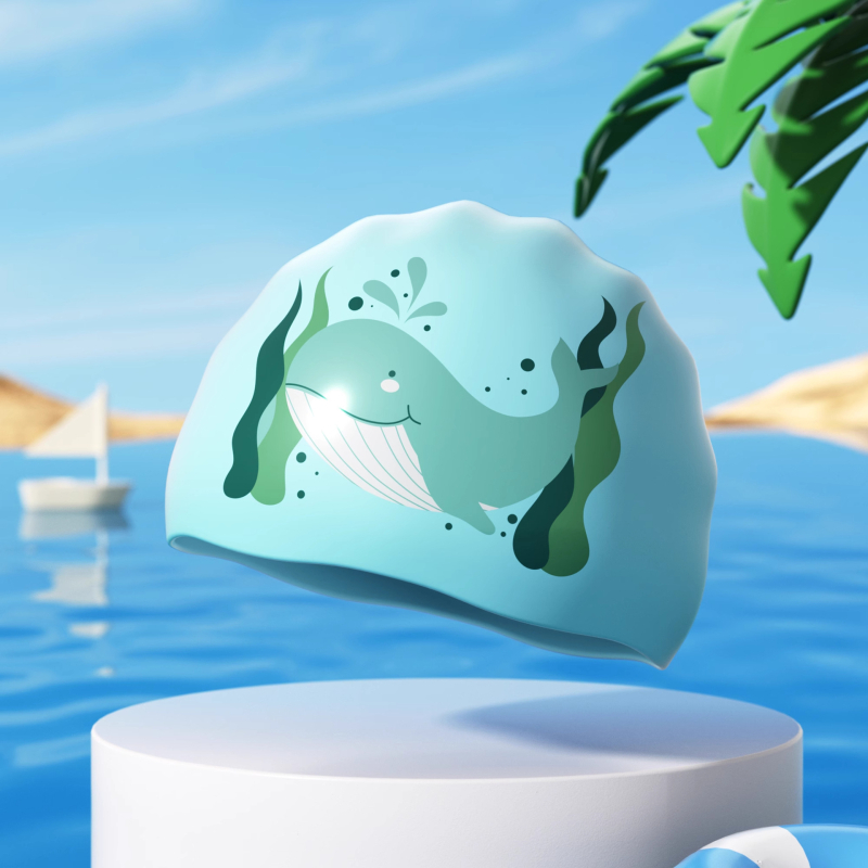 Yumei silikonska kapa za plivanje, vodootporna zaštita ušiju, za odrasle, pogodna za plivanje i vodne sportove