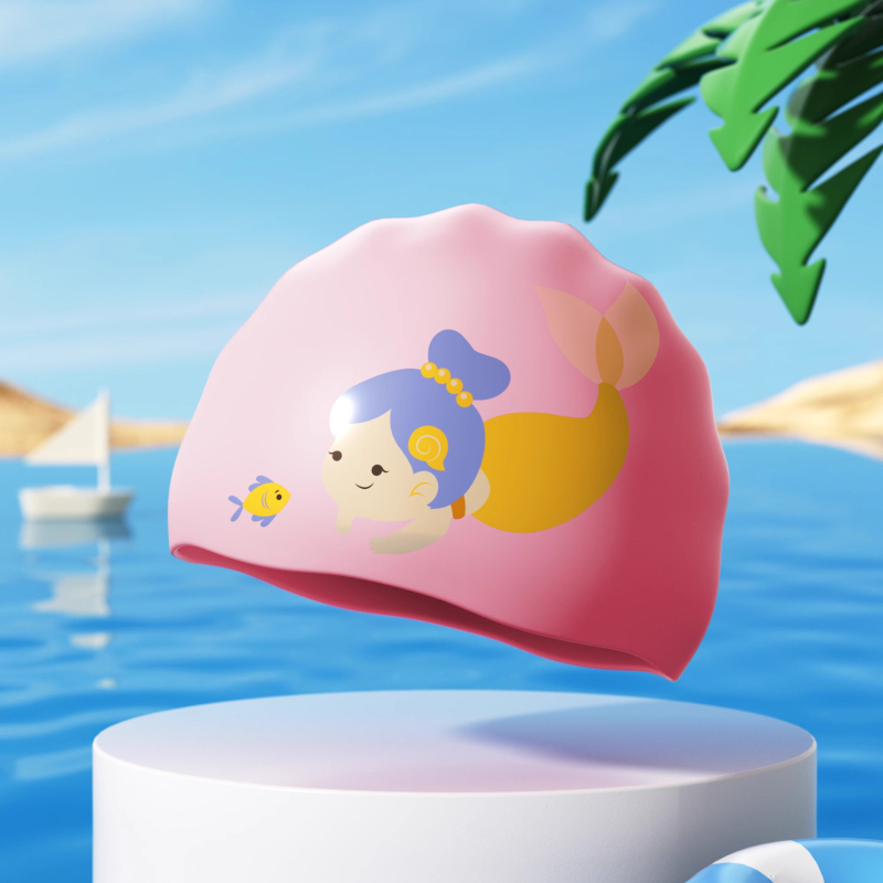 Yumei silikonska kapa za plivanje, vodootporna zaštita ušiju, za odrasle, pogodna za plivanje i vodne sportove