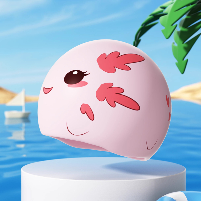 Yumei silikonska kapa za plivanje, vodootporna zaštita ušiju, za odrasle, pogodna za plivanje i vodne sportove