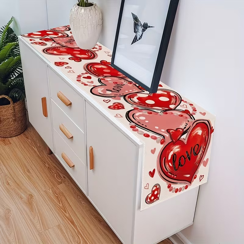 Stolna zastavica, 100% poliester, prilagodljiva, pogodna za dnevni boravak, spavaću sobu, radnu sobu, vanjsku uporabu, restoran, balkon, dječju sobu i komercijalne prostore.