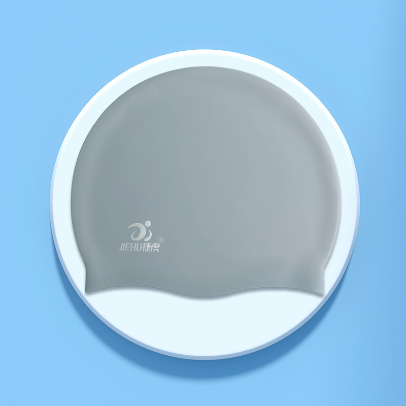 Kapica za plivanje Jie Hu, silikon, jednobojna, za odrasle