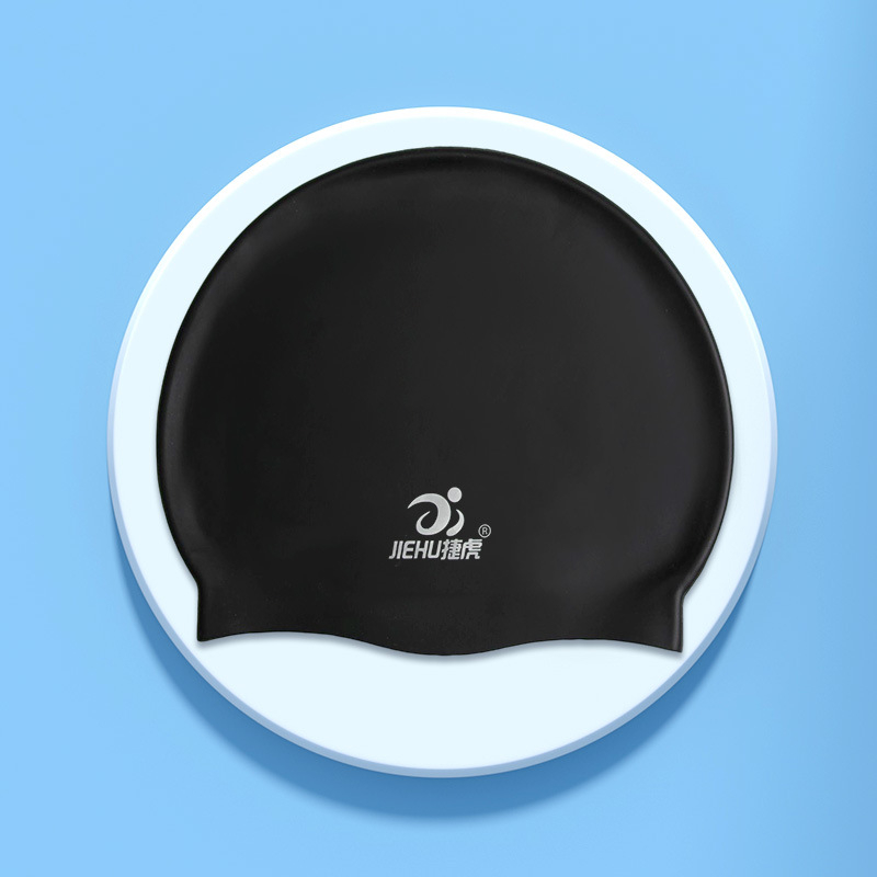 Kapica za plivanje Jie Hu, silikon, jednobojna, za odrasle
