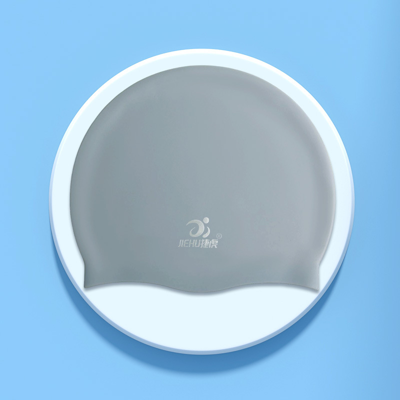 Kapica za plivanje Jie Hu, silikon, jednobojna, za odrasle