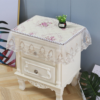 Öölaudade kate pitsiga, Euroopa stiil, mitmekülgne kangas