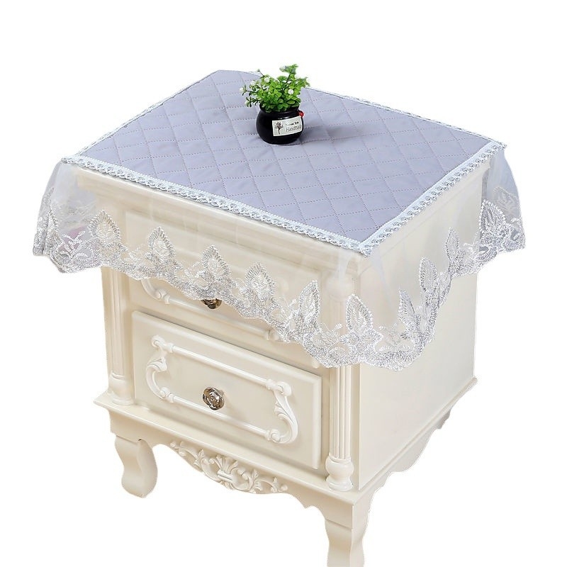 Öölaudade kate pitsiga, Euroopa stiil, mitmekülgne kangas