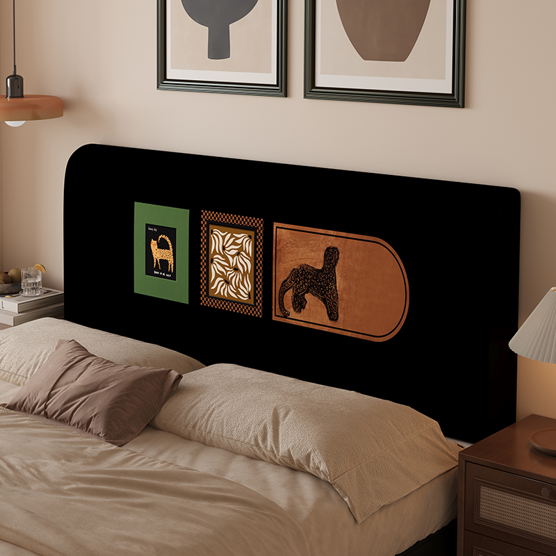 Vintage-stil navlaka za noćni ormarić, svilenkasta tkanina s cvjetnim uzorkom, univerzalni kroj, debeli zaštitni navlaka za jastuk, odvojiva i za pranje