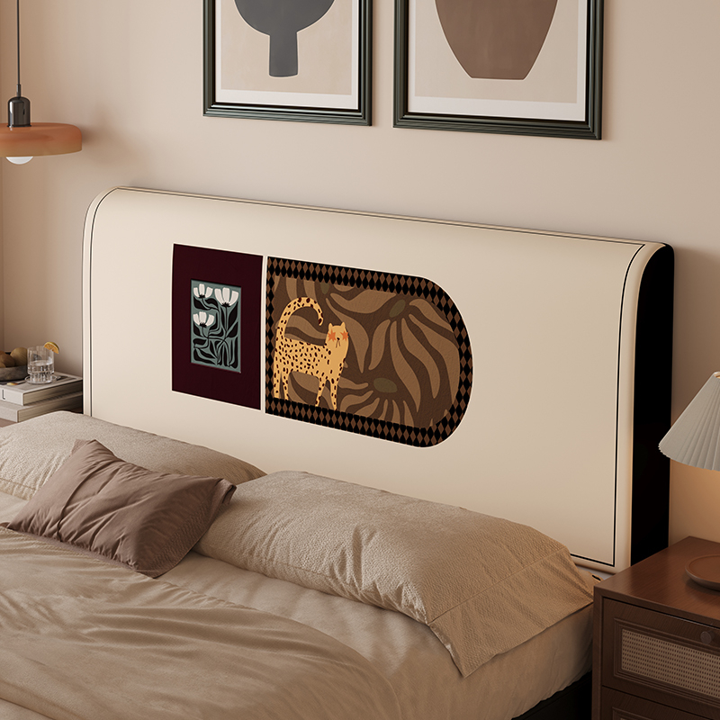 Vintage-stil navlaka za noćni ormarić, svilenkasta tkanina s cvjetnim uzorkom, univerzalni kroj, debeli zaštitni navlaka za jastuk, odvojiva i za pranje