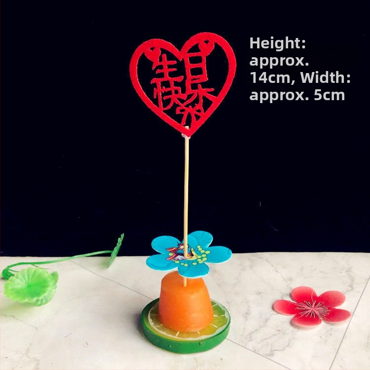 Dekoratīvi bambusa špīzi kāzām un banketam, auduma apdare, PP maisiņa iepakojums, zīmols String Red, Ķīnas Valentīna dienas izdevums