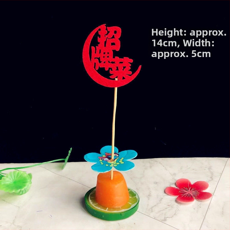 Dekoratīvi bambusa špīzi kāzām un banketam, auduma apdare, PP maisiņa iepakojums, zīmols String Red, Ķīnas Valentīna dienas izdevums