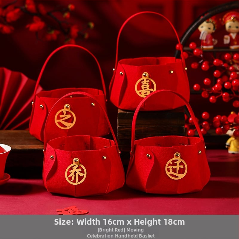 Jaunā mājokļa dekoru komplekts – augļu šķīvja dekori no nešūta auduma (non-woven fabric), iepakojums Opp bag