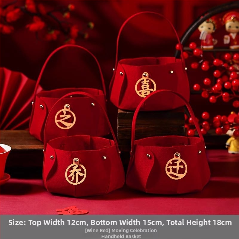 Jaunā mājokļa dekoru komplekts – augļu šķīvja dekori no nešūta auduma (non-woven fabric), iepakojums Opp bag