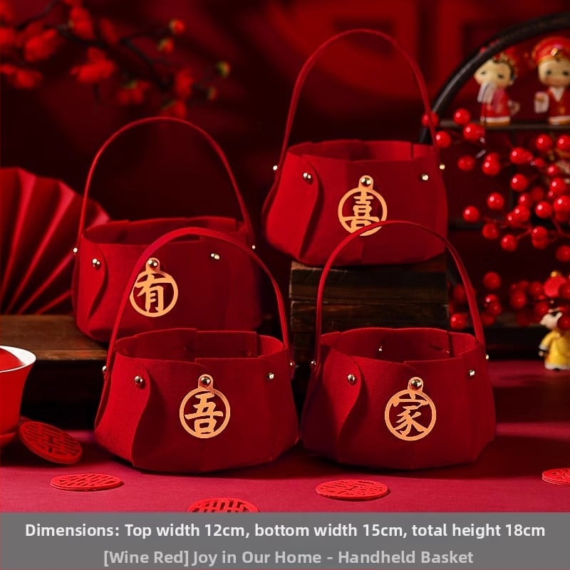 Jaunā mājokļa dekoru komplekts – augļu šķīvja dekori no nešūta auduma (non-woven fabric), iepakojums Opp bag