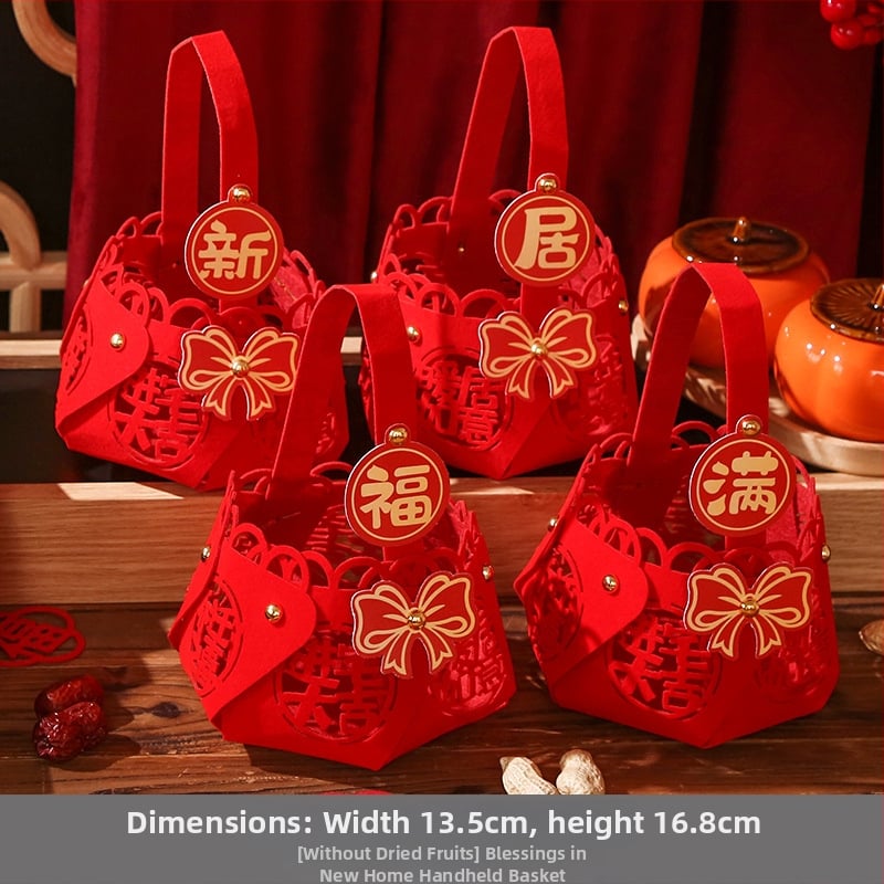 Jaunā mājokļa dekoru komplekts – augļu šķīvja dekori no nešūta auduma (non-woven fabric), iepakojums Opp bag