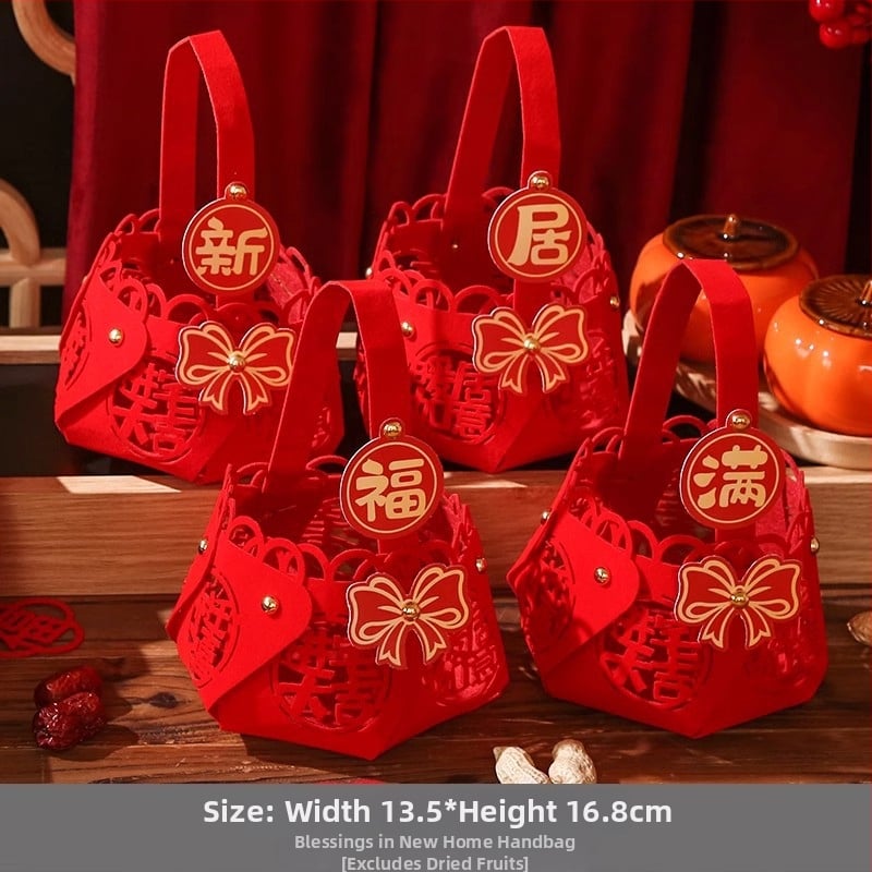 Jaunā mājokļa dekoru komplekts – augļu šķīvja dekori no nešūta auduma (non-woven fabric), iepakojums Opp bag