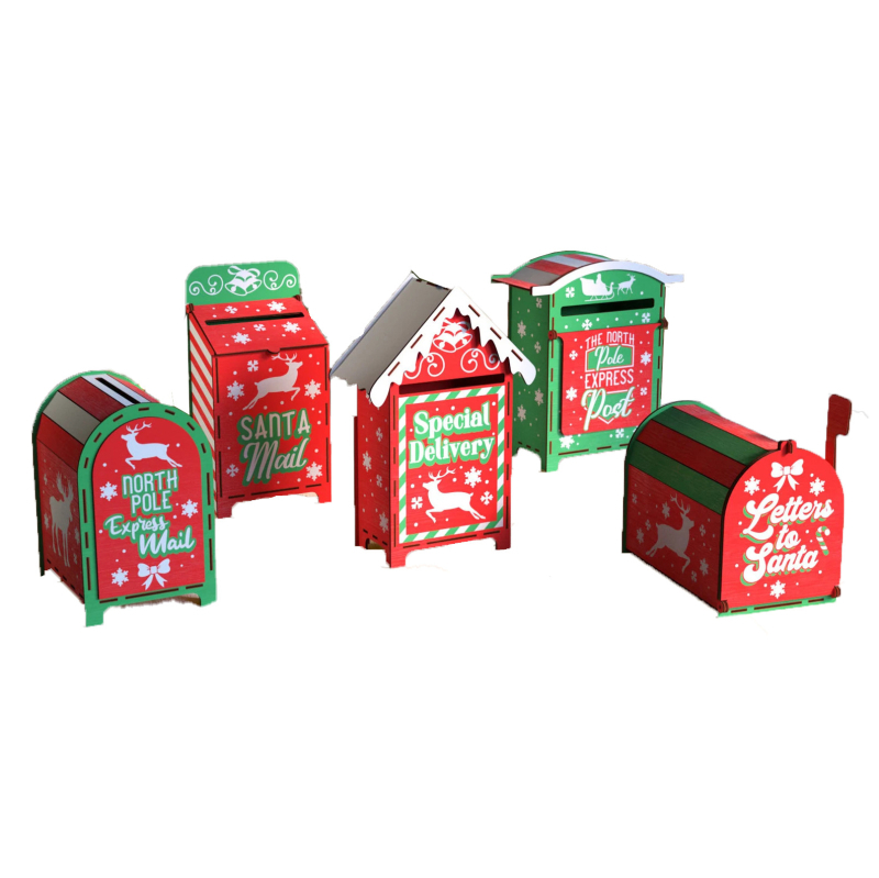 Individualizuotas medinės pašto dėžės papuošalas namams – atidarytas graviravimas, peizažo gėlių motyvas