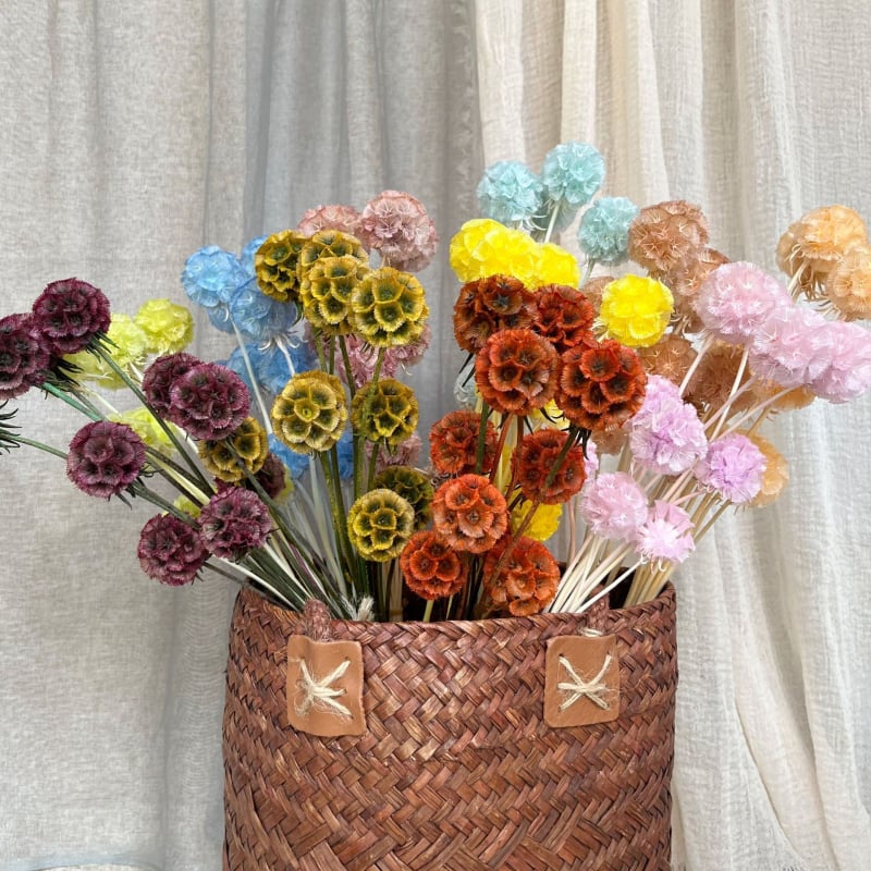 Μπουκέτο αποξηραμένων αιώνιων λουλουδιών για γάμο και διακόσμηση σπιτιού