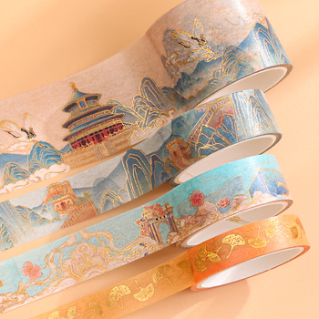 City Notes Napló Készlet – Utazási Látnivalók téma, Papír Napló, Kirakós Szalag és Matricák, Aláírás Toll, Modern Művészeti Ajándékcsomag