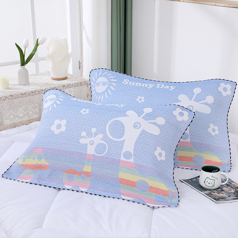 Párnahuzat géz anyagból, logó nélkül, testreszabás nélkül