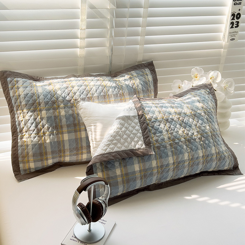 Σετ δύο μαξιλαροθηκών, 100% βαμβάκι, αντιακάρεα, με αντιολισθητικό ιμάντα, Vanbottomia power factory